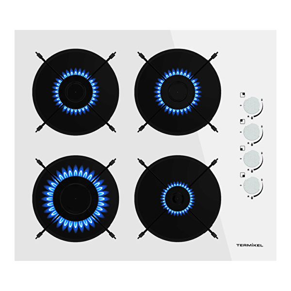 Termikel BH P7144C W Beyaz Ankastre Ocak