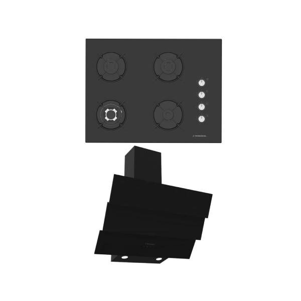 Termikel Siyah Ankastre Set (BH P7194C B - CH S6532C BB)