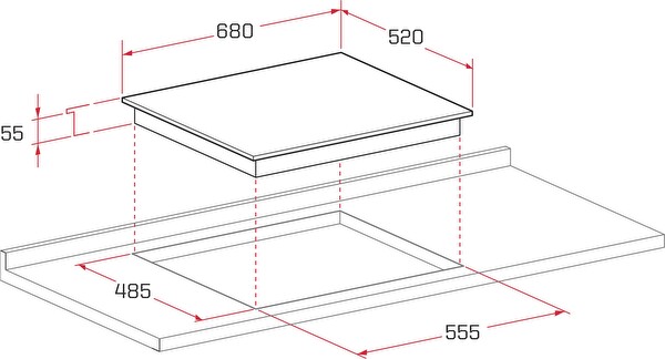 Termikel Siyah Ankastre Set (BO O6555C DB - BH P7194C B)