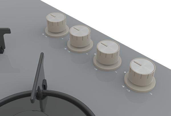 Termikel BH P6194C A Gri Ankastre Ocak