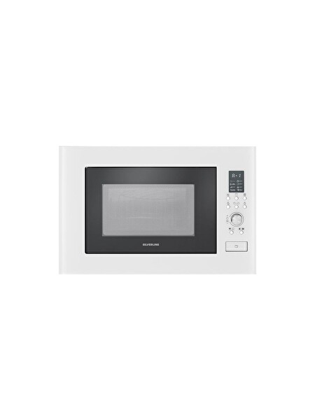 Silverline Beyaz Cam Ankastre Set (BO6504W01 - CS5335W01 - 3457 Soho 60 - MW9018W01)