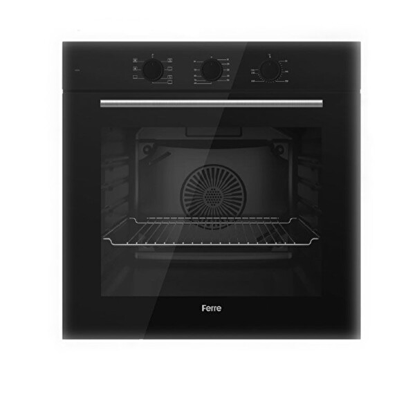 Ferre Flowart Basic Siyah Ankastre Set (QBL62CS - SS205 - D086)