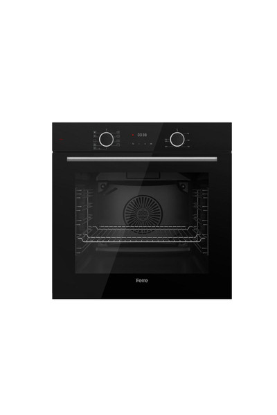 Ferre Fryart Smart Plus Siyah Vitroseramik Elektrikli 3'lü Ankastre Set (XE63CS - MS261 - D077)