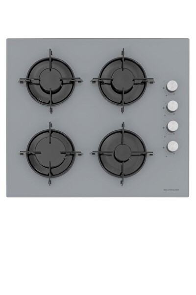 Silverline Gri Cam Ankastre Set (3457 Soho 60 - CS5349S01 - BO6502S02)