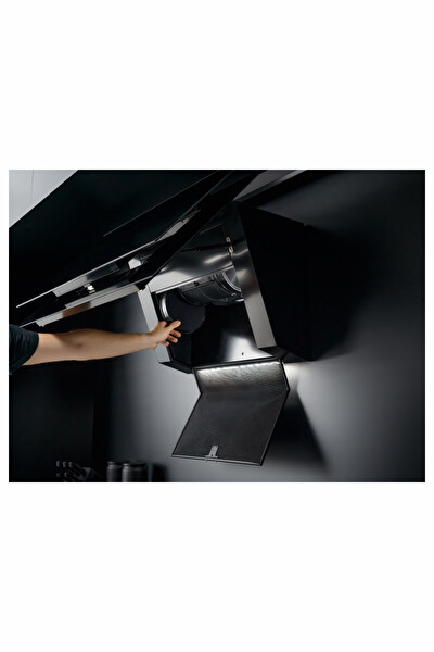 Franke Mythos Pro FMY 907 FM BK/BK Siyah Cam Ankastre Davlumbaz