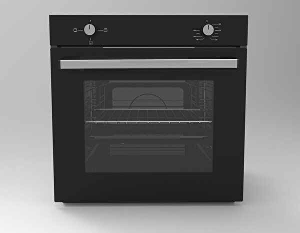 Exep Line Siyah 3'lü Ankastre Set (ED401 - EO320 - EF200)