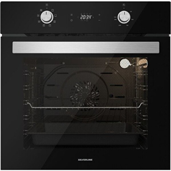 Silverline Siyah Cam Ankastre Set BO6504B01   CS5335B01   3457 Soho 60 2