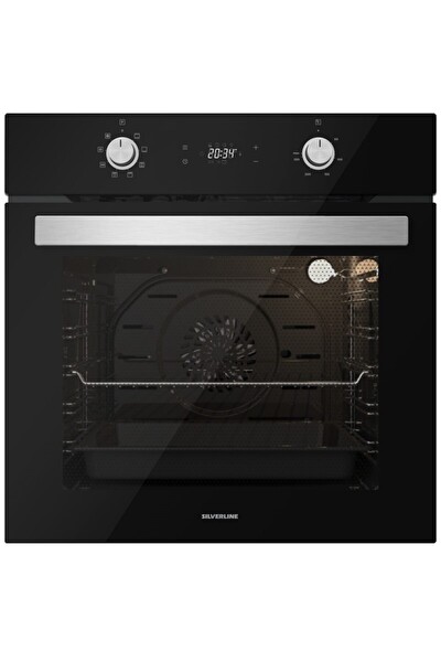 Silverline Siyah Cam Ankastre Set (BO6504B01 - VC5446B01 - 3420 Classy)