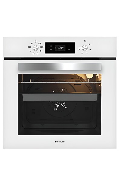 Silverline Beyaz Cam Ankastre Set (3481 Flam - CS5349W01 - BO65eEW01)