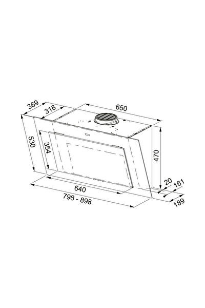 Franke Maris Pro Matt FMA 907 BK Cam Mat Siyah Ankastre Davlumbaz