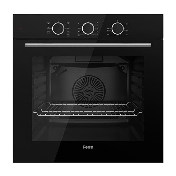Ferre Fryart Siyah Cam Ankastre Set (D063 - LN385 - XE63CS) - Su Arıtma Sürahisi
