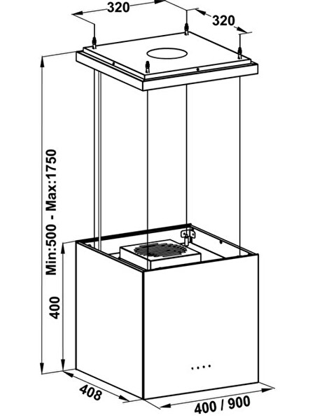 Hafele Polar Ankastre Davlumbaz
