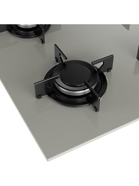 Beko BOCD T 6011 EG Gri Cam Ankastre Ocak