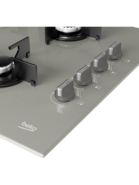 Beko BOCD T 6011 EG Gri Cam Ankastre Ocak