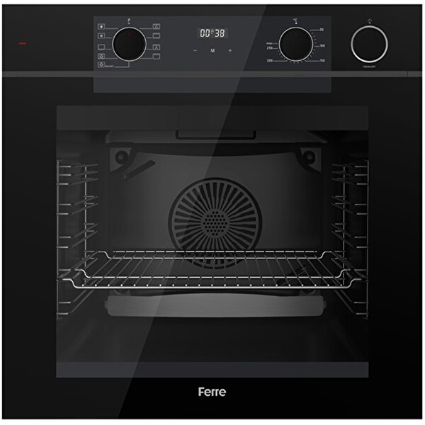 Ferre FryArt Artline Steam 9 Programlı Dijital Turbo Siyah Ankastre Set - (QEP64CS - SC405-WFA - D063-SA)