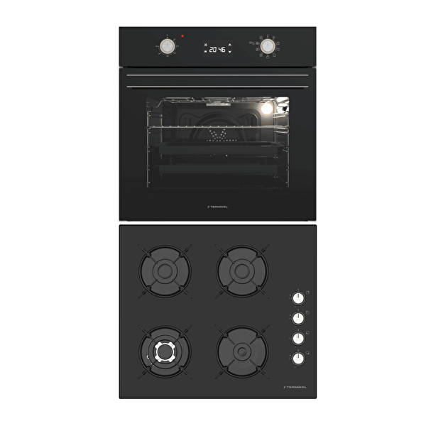 Termikel Siyah Ankastre Set (BO O6555C DB - BH P6194C B)