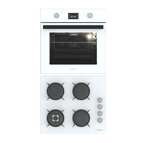 Termikel Beyaz Ankastre Set (BO O6555C W - BH P6194C W)