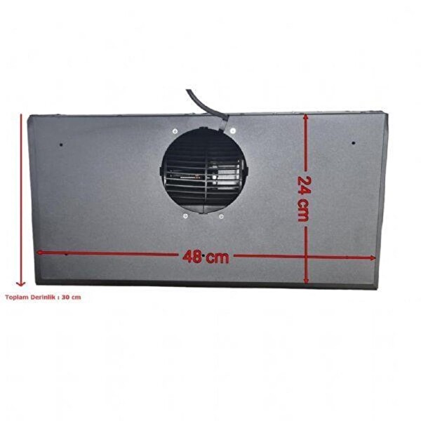 Bari DAD01 Yeni Model Beyaz Ankastre Aspiratör