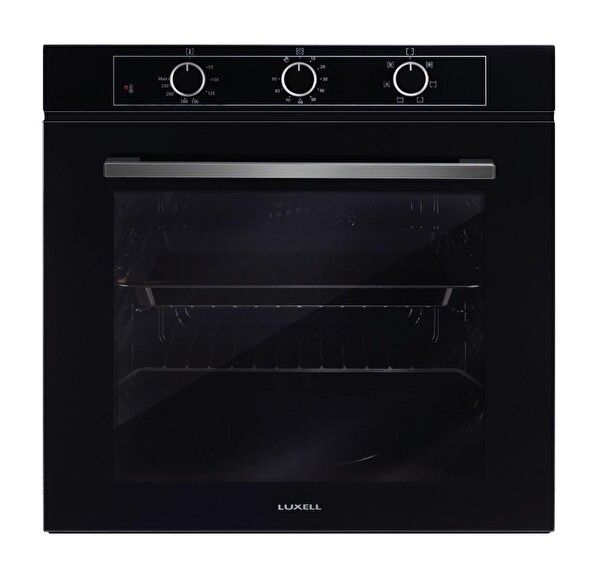 Luxell 2'li Siyah Cam Ankastre Set (DF6-833 - A68-SF3 MT 6+1)