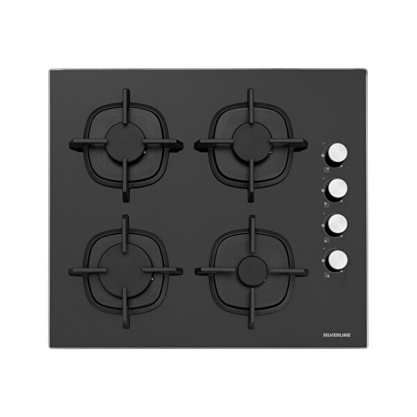Silverline Siyah Cam Ankastre Set (BO65E1B01 - CS5343B01 - 3490 Oslo)