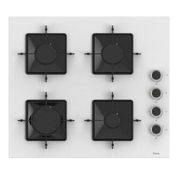 Ferre SilenArt Gesso Yeni Seri Beyaz Ankastre Set (QBL62CB - SS206 - D081-SA)