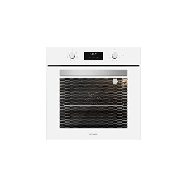 Silverline BO6502W02   CS5365W01 Beyaz Cam 2'li Ankastre Set 2