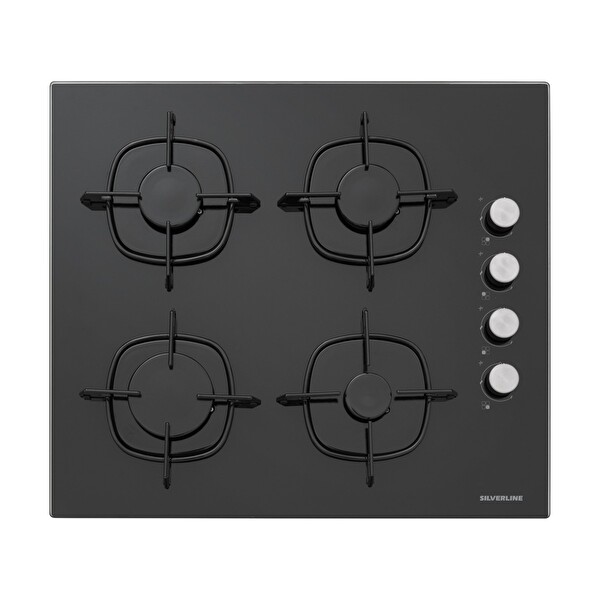 Silverline 60 CM Siyah Cam Ankastre Set ( BO6503B01 - CS5335B01 - 3420 Classy )