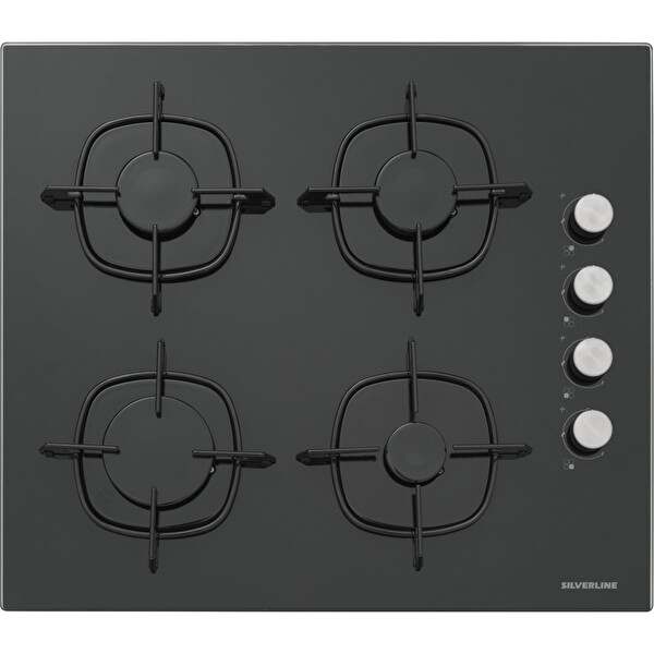 Silverline Siyah Cam Ankastre Set ( BO65E1B01 - CS5335B01 - 3420 Classy )