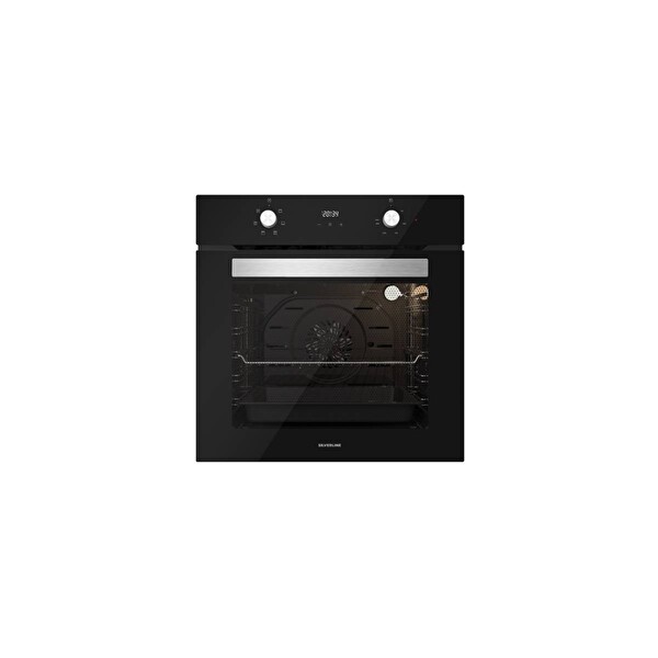 Silverline Siyah Cam Ankastre Set  BO6502B02   CS5335B01   3457 Soho  2