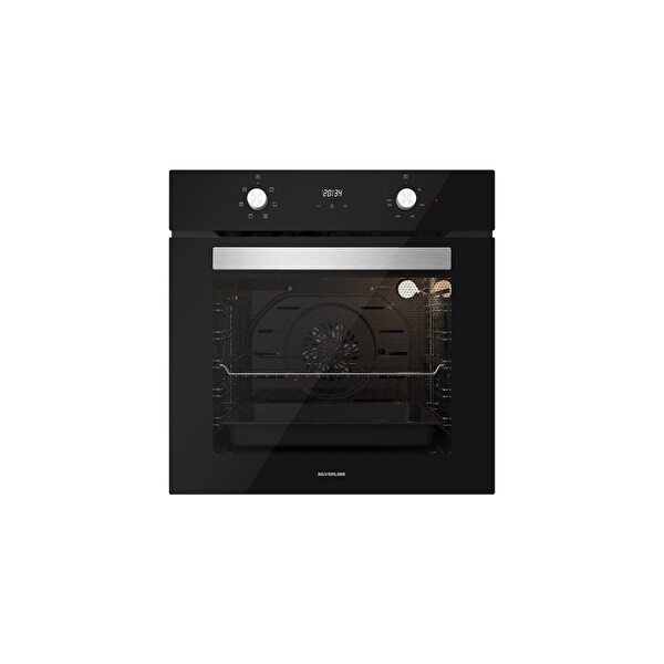 Silverline Siyah Cam Ankastre Set ( BO6502B02 - CS5335B01 - 3457 Soho 60 )