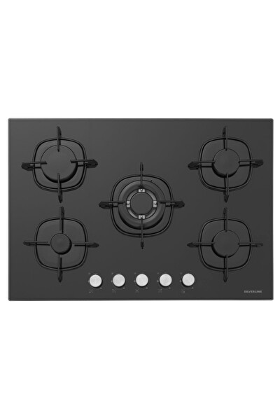 Silverline Siyah Cam Ankastre Set  CS5365b01   BO6504b01   3490 Oslo 60  3
