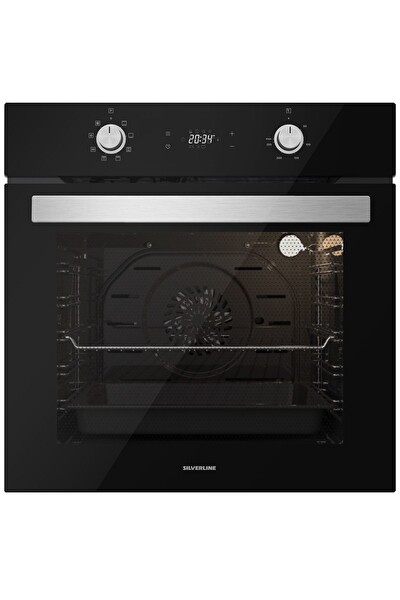 Silverline Siyah Cam Ankastre Set  CS5365b01   BO6504b01   3490 Oslo 60  4