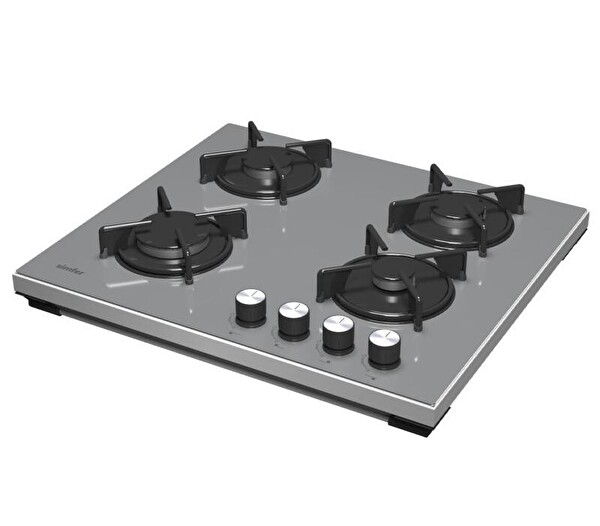 Simfer Set Üstü Emaye Izgara Cam Ocak ( T3049N )