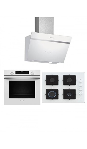 Siemens Ankastre Set Beyaz ( HU717ABW0T - EO6C2PP30O - LC66KPJ20T )