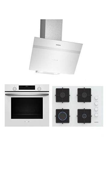 Siemens Ankastre Set Beyaz ( HU717ABW0T - EO7C2PP30O - LC64KPJ20T )