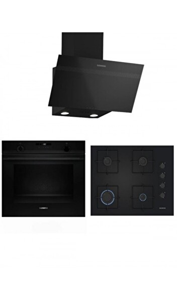 Siemens Ankastre Set Siyah ( HU736EAOT - EO7C6PP30O - LC64KPJ60T )