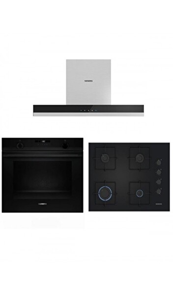 Siemens Ankastre Set Siyah ( HU736EAOT - EO7C6PP30O - LC67BBK00T )