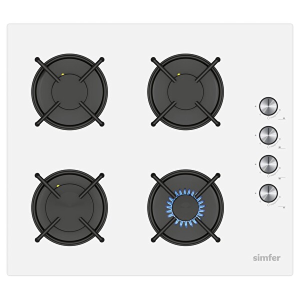 Simfer 4 Fonksiyon Trend Mekanik Beyaz Power Turbo 2'li Ankastre Set (8202 - 3048)