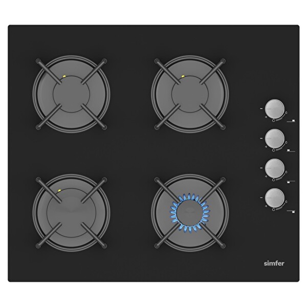 Simfer 9 Fonksiyon QS Dijital Siyah 2'li Ankastre Set (8208 - 3500)