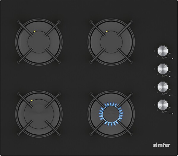 Simfer 2'li Siyah Cam Ankastre Set (3046 - 8727)