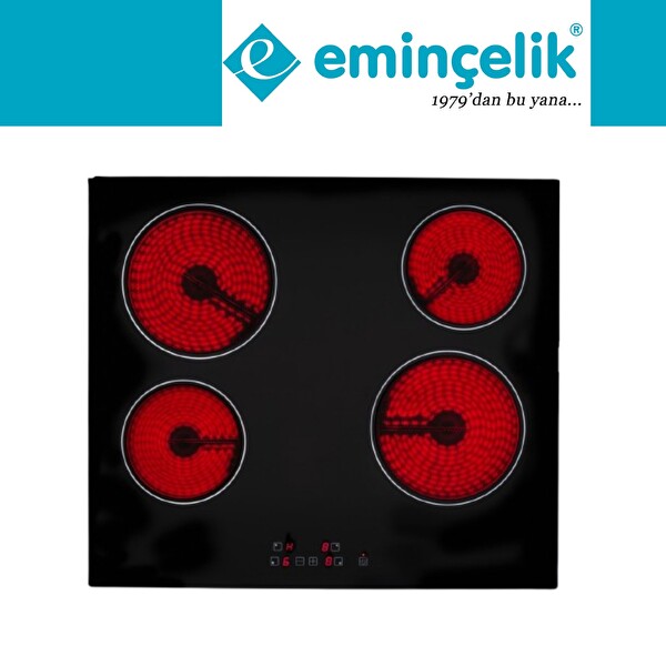 Eminçelik Ve AFM Tech Markalı Loft Elektrikli Vitroseramik Dijital Ankastre Set (VC640 - FM7701 - FM3301)