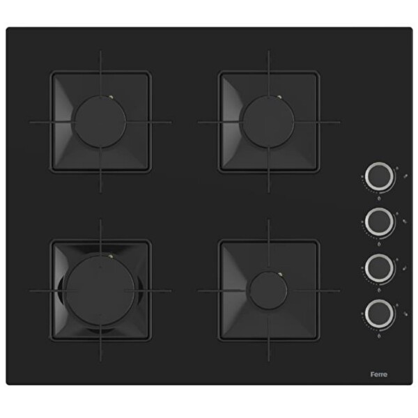 Ferre Ve AFM Tech Markalı Basel Turbolu Siyah Dijital Ankastre Set (SS205 - FM7700 - FM3250)