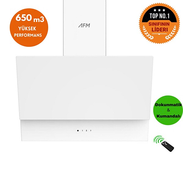 Eminçelik Ve AFM Tech Markalı SEO Dijital Turbolu Cam Beyaz Ankastre Set (12 226 - FM7701 - FM3401)