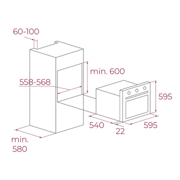 Teka Siyah Börek Şefim Ankastre Set (TZ 6415 - HAK 625 BK - ATV 60 BK)