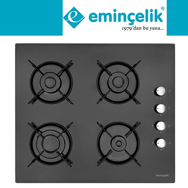Eminçelik Ve AFM Tech Markalı Zenon Dijital Turbolu Siyah Ankastre Set (12 225 - FM7700 - FM3400)