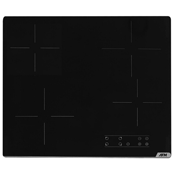 Ferre Ve AFM Tech Markalı Sessiz Duo Elektrikli Vitro Siyah Dijital Ankastre Set (D063-SA - V6-04 - FM7700)