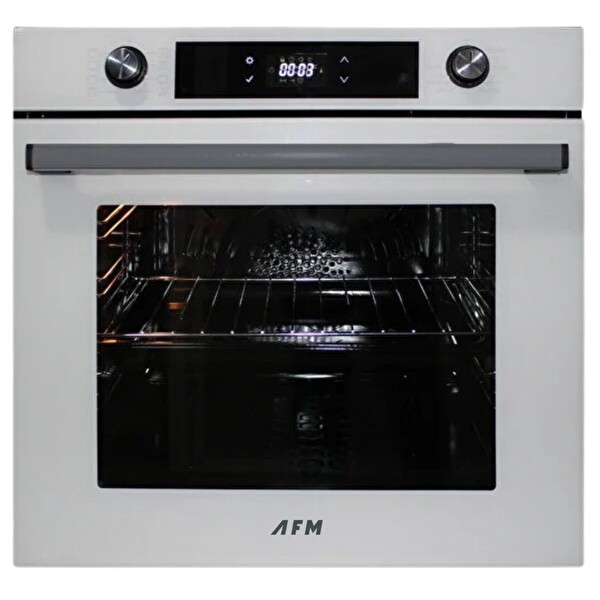 Eminçelik Ve AFM Tech Markalı Inox Turbolu Dijital Beyaz Ankastre Set (31 220 - FM7701 - FM3301)