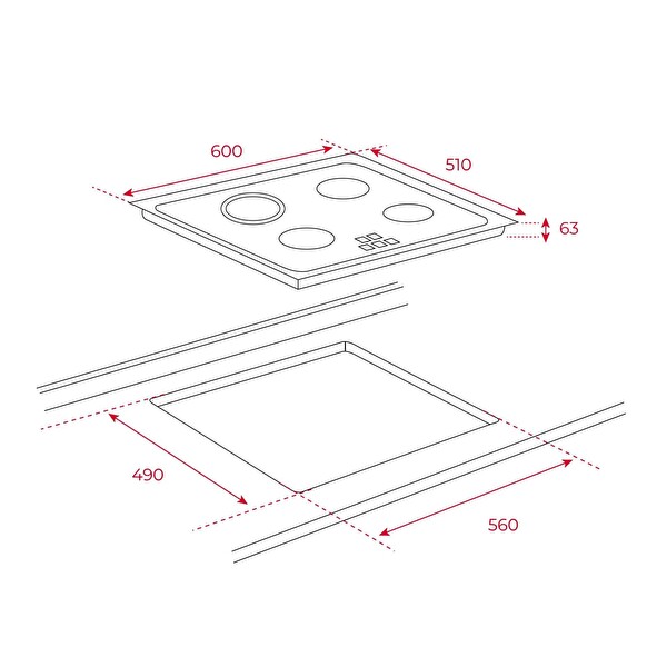 Teka Chef 5 Börek Şefim Ankastre Set Siyah (HAK 625 BK - ATV 60 BK - GBE 64002 KBC BK)