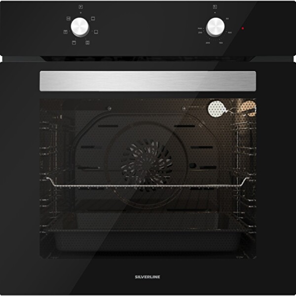 Silverline Siyah Ankastre Set (BO6501B01 - CS5429B01 - 3420 Classy 60)