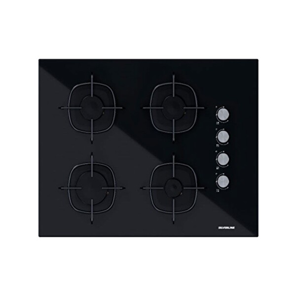 Silverline Siyah Cam Ankastre Set (BO65E1B01 - CS5665B01 - 3490 Oslo)